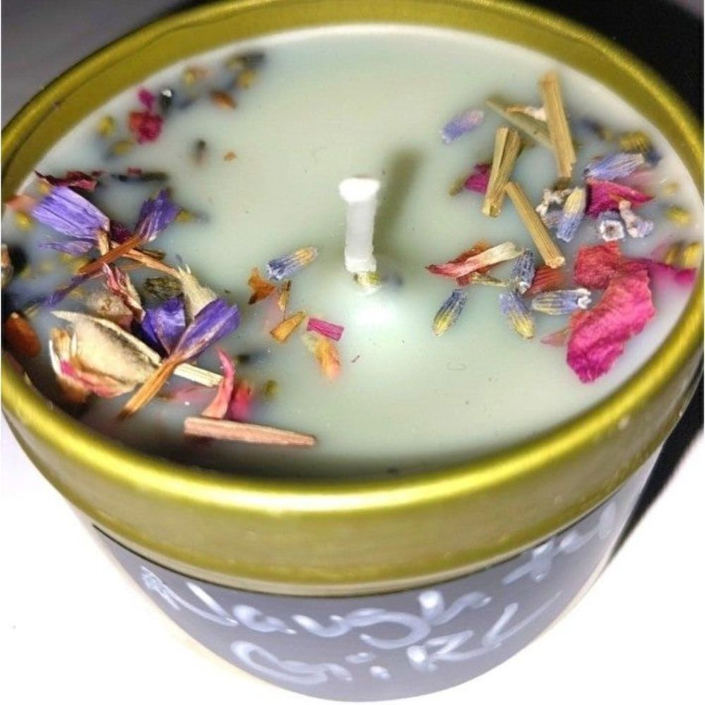 Hand crafted natural Naughty Girl candle
